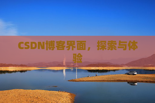 CSDN博客界面，探索与体验